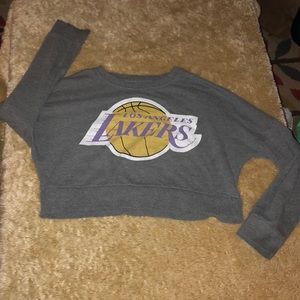 NBA Lakers Long sleeve crop top
